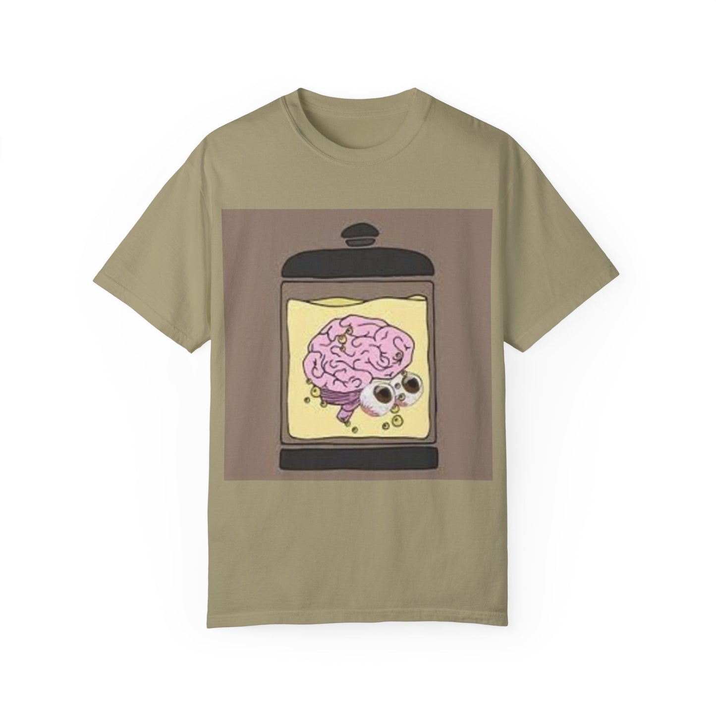 EMB Brain Unisex Garment-Dyed T-shirt