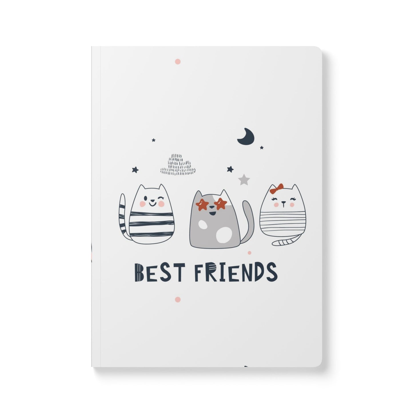 Best Friends Cats Softcover Journal (with Inside Prints)