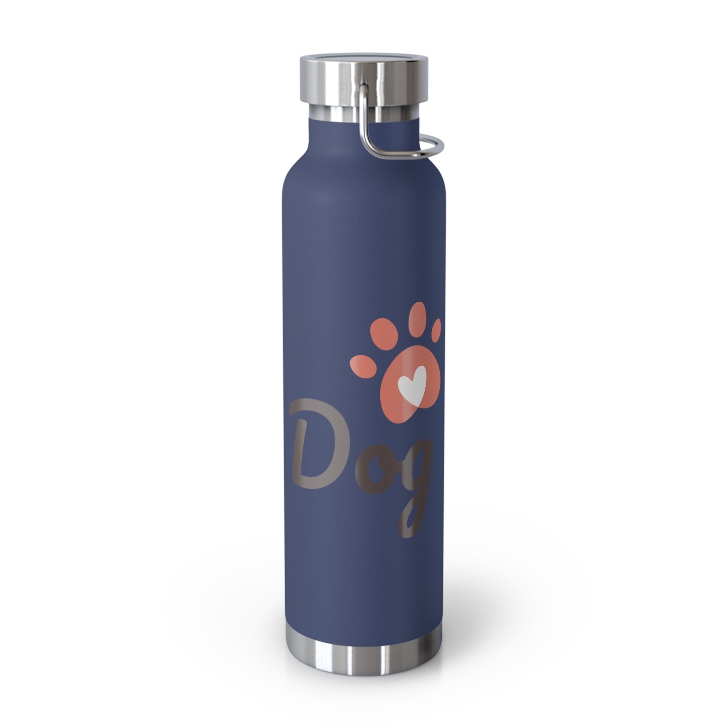 Dog Mom Copper Vacuum Insulated Bottle, 22oz