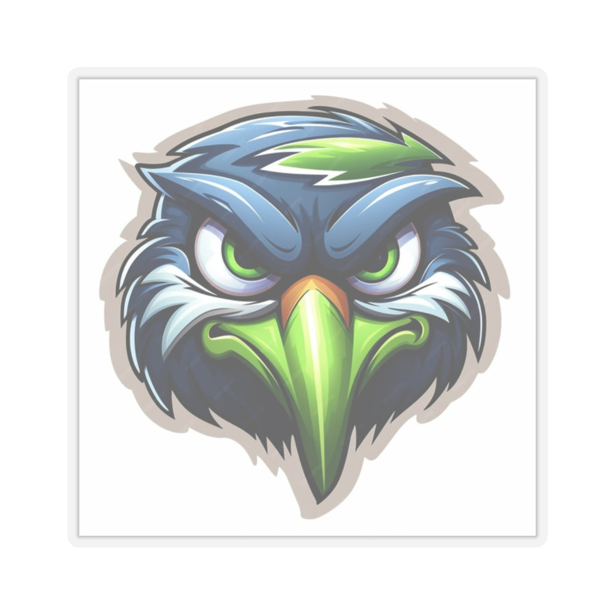 Bold Eagle Kiss-Cut Stickers - Eye-Catching Laptop Decals for Nature Lovers