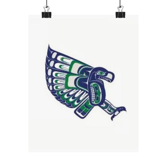 Seahawk Matte Vertical Posters