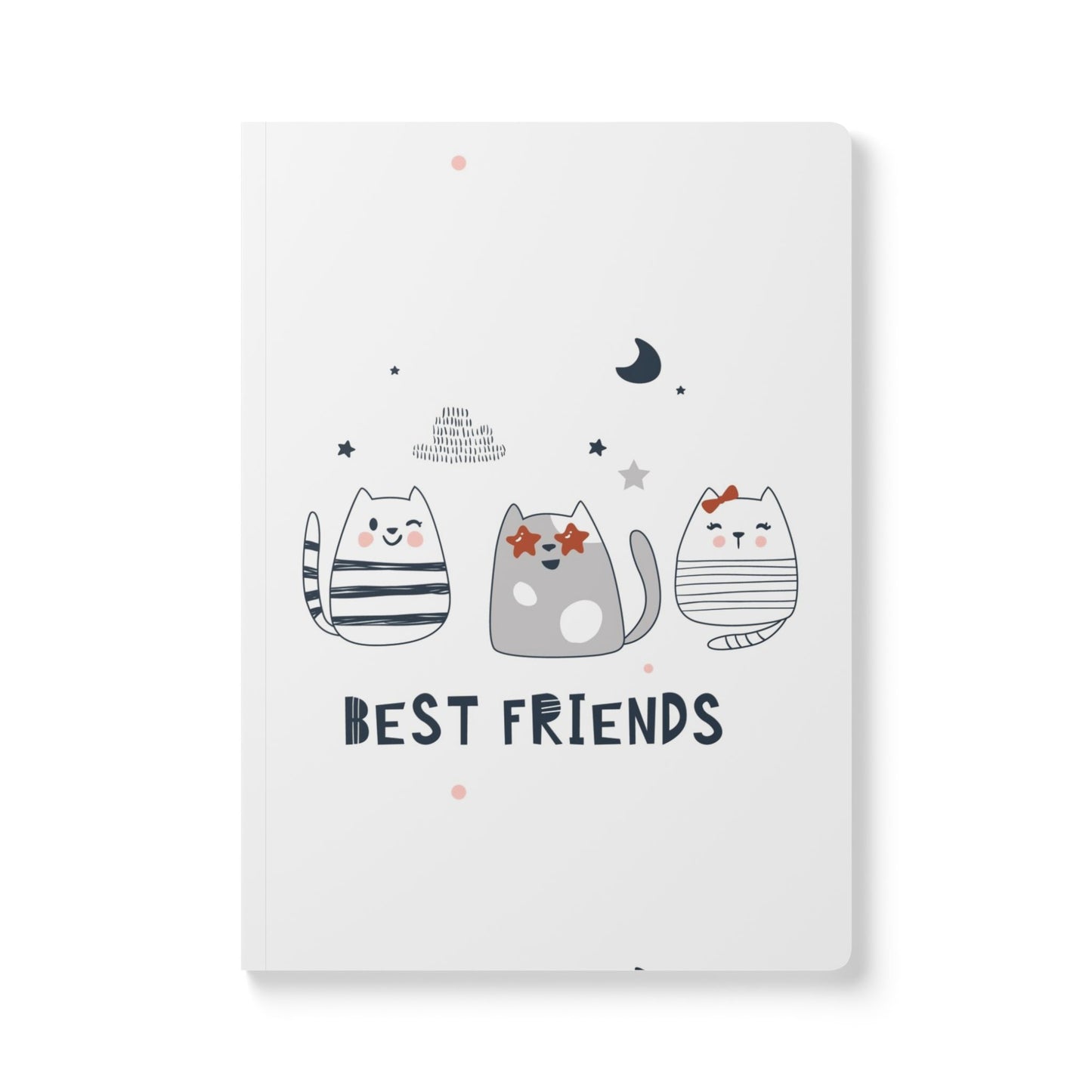 Best Friends Cats Softcover Journal (with Inside Prints)