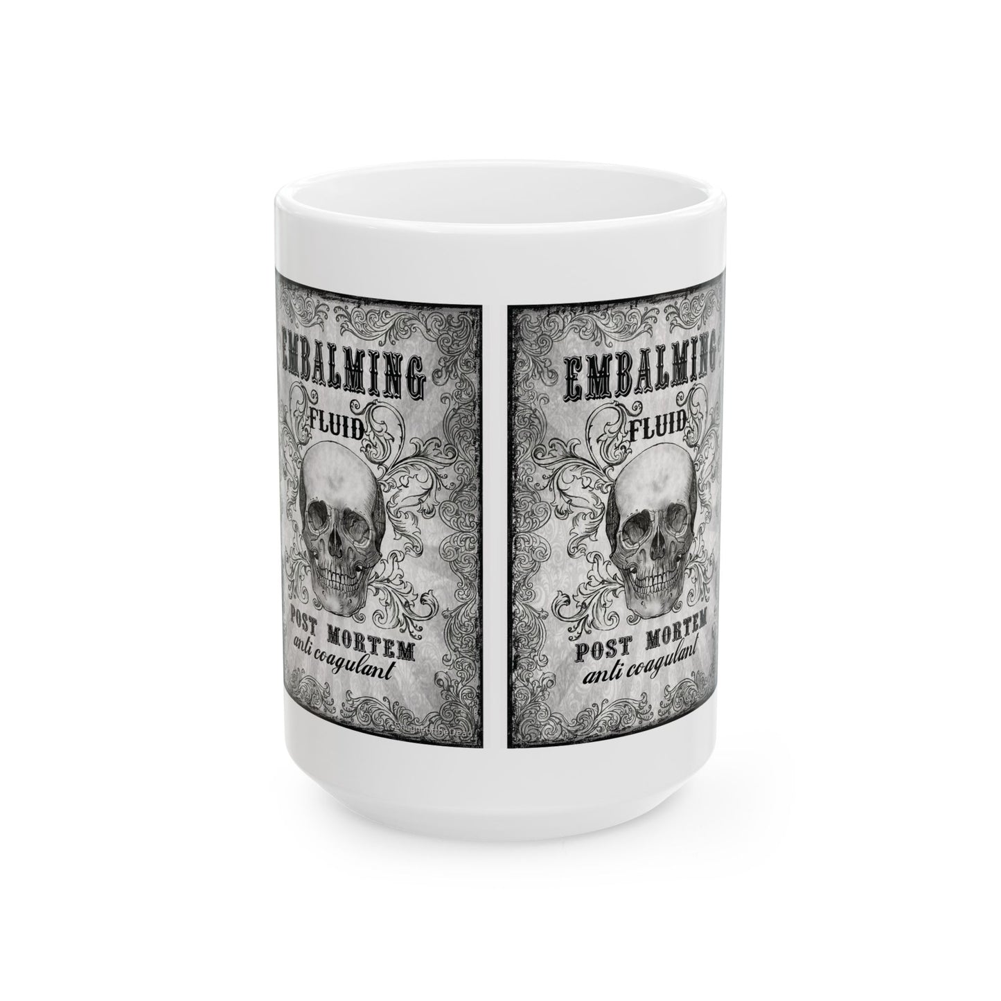 Post Mortem Ceramic Mug, (11oz, 15oz)