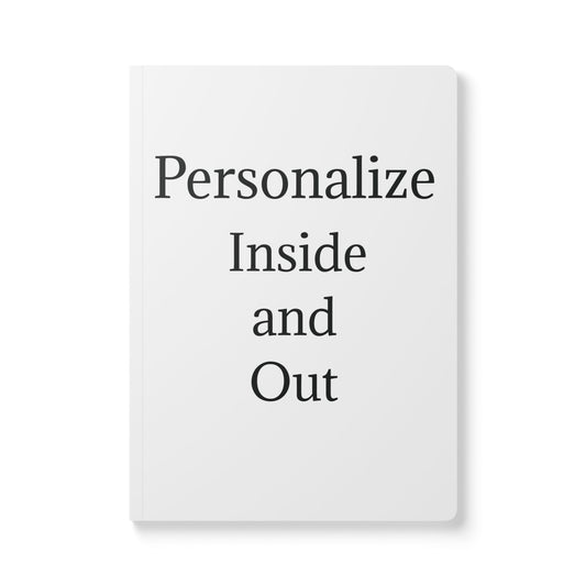 Personalize Inside and Out Softcover Journal (with Inside Prints)