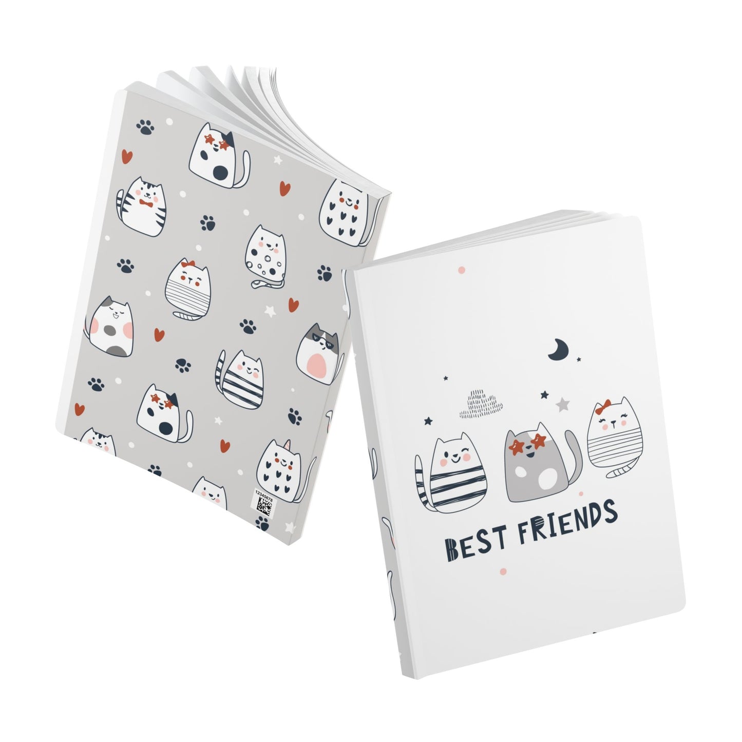 Best Friends Cats Softcover Journal (with Inside Prints)