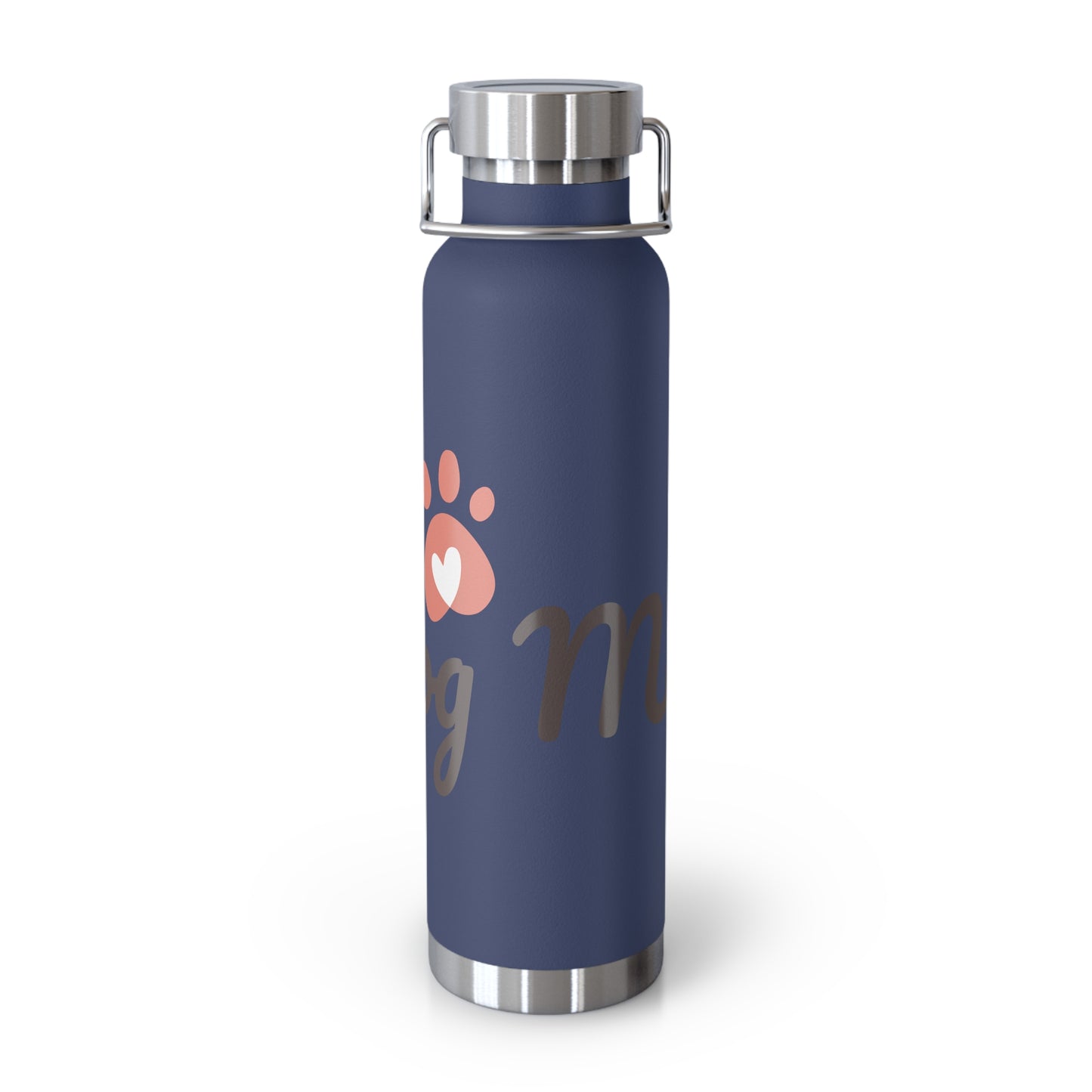 Dog Mom Copper Vacuum Insulated Bottle, 22oz