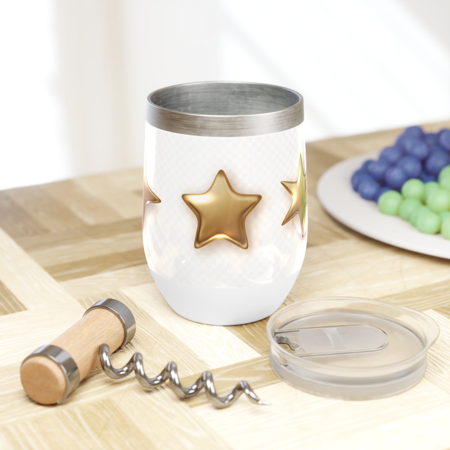 Gold Stars Chill Wine Tumbler