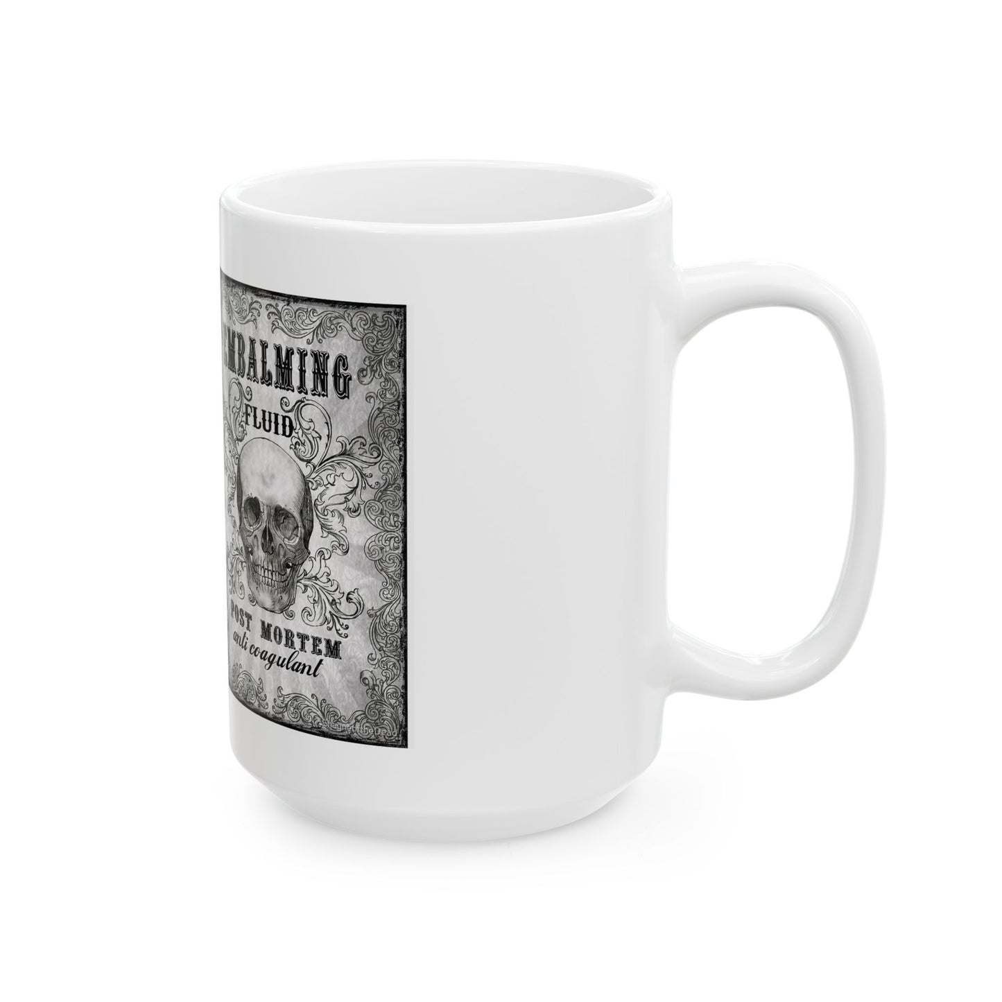 Post Mortem Ceramic Mug, (11oz, 15oz)