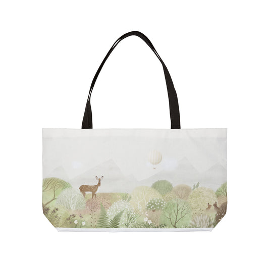 Nature-Inspired Weekender Tote Bag for Outdoor Adventures