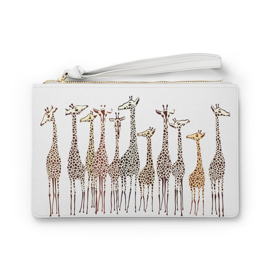 Giraffe Pattern Clutch Bag - Stylish Travel Companion